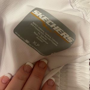 Skechers barco white women scrub pants joggers